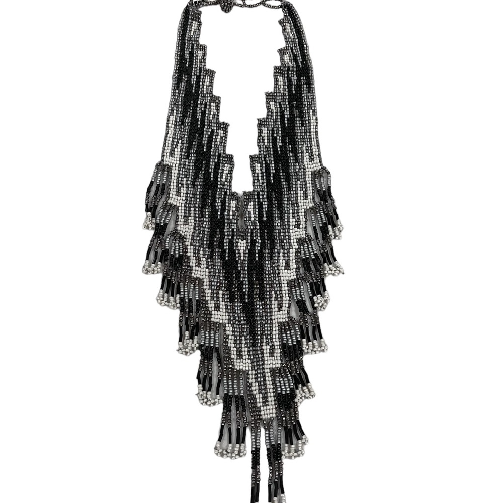 Necklace - Beaded Statement Necklace